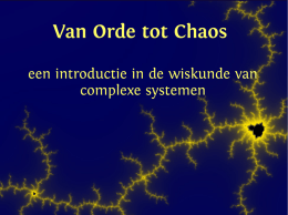 Van Orde tot Chaos ()