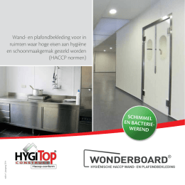 Brochure - HACCP | wanden | plafonds