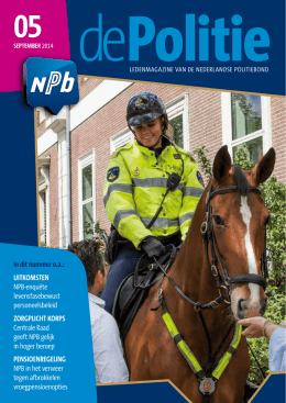 In dit nummer oa - Nederlandse Politiebond.nl