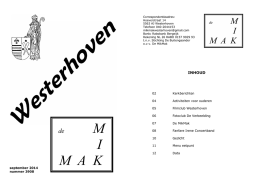 MikMak september 2014 - Nummer 3908 - Westerhoven