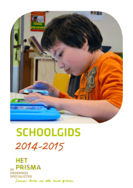 Schoolgids Het Prisma 2014-2015