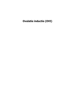 Ovulatie inductie (OVI) - TweeSteden ziekenhuis