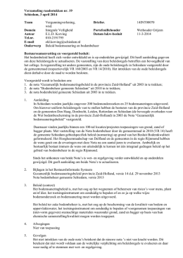 Beleid bodemsanering en bodembeheer (VR 19/2014)