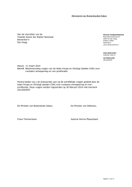 PDF document | 76 kB Kamerstuk: Kamervragen