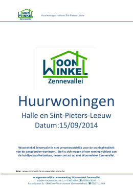Halle en Sint-Pieters-Leeuw Datum:15/09/2014