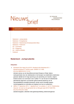 Nederland - Jurisprudentie - De Brauw Blackstone Westbroek