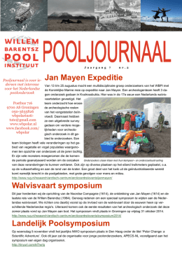 Pooljournaal 14 - Rijksuniversiteit Groningen