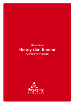 Referentie Henny den Bieman