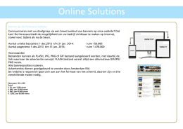 Bekijk hier de Online Solutions