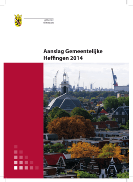 brochure 2014 - Gemeente Schiedam