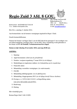 Definitieve agenda 18-11-2014 Regio Zuid 3