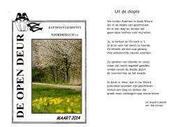 "De Open Deur" Maart 2014 (PDF)
