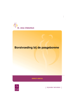 002 Borstvoeding bij de pasgeborene