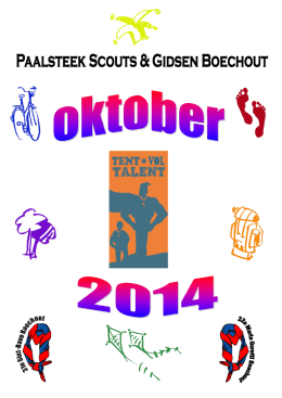 paalsteek oktober - Scouts Boechout