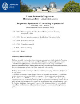 Leiden Leadership Programme