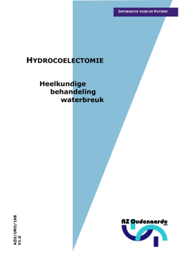 Hydrocoele of waterbreuk