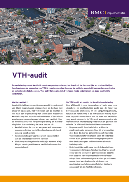 VTH-audit VTH-audit - BMC Implementatie