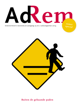 zomernummer 2014 - Remonstrantse Broederschap