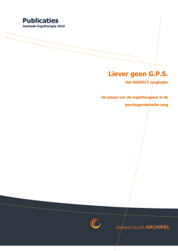 Liever geen G.P.S. Publicaties