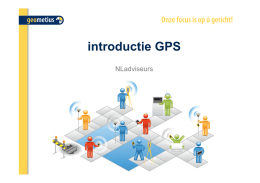 introductie GPS