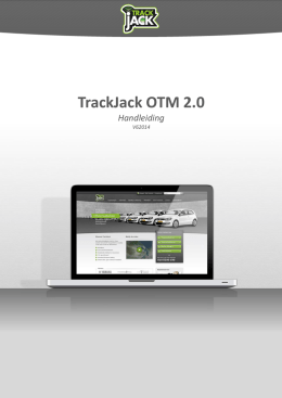 Handleiding TrackJack OTM 2.0
