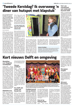 Delftse Post - 24 december 2014 pagina 13