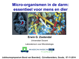 Micro-organismen in de darm - Bond van Boerderij