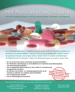 Medicatie 3 delen 2014 LAAG:Medicatie 3 delen 2014 LAAG