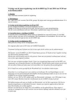 Verslag Algemene Ledenvergadering 21 mei 2014 (PDF