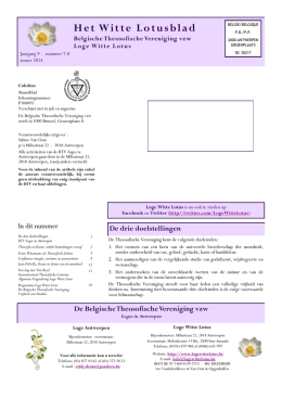 7-8 - Loge Witte Lotus
