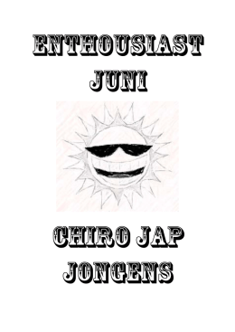 1 juni - Chiro Jap