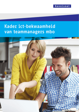 Kader ict-bekwaamheid van teammanagers mbo