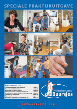 Magazine 2014 - Fysiotherapie de Baarsjes