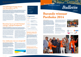 Bulletin nr 2 2014 - Rotterdam Port Promotion Council