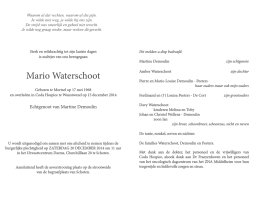Mario Waterschoot - Daems Begrafenissen