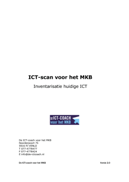 ICT-scan voor het MKB - De ICT