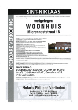 WOONHUIS - Notaris.be