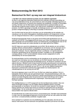 Open bestuursverslag 2013 (pdf)