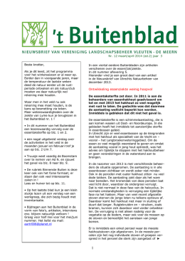 Buitenblad.12 - Vereniging Landschapsbeheer Vleuten en de Meern