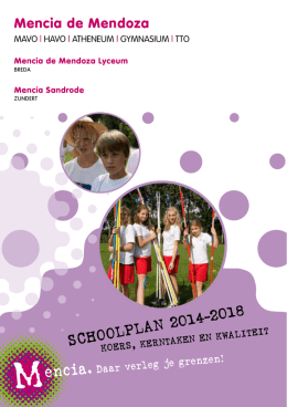 Mencia schoolplan2014-2018 def