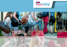 studiegids (PDF) - Menso Alting Zwolle