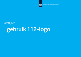 "Richtlijnen gebruik 112-logo" PDF document | 8