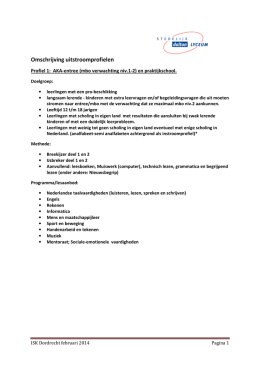 ISK Dordrecht Profielomschrijving en route (pdf)