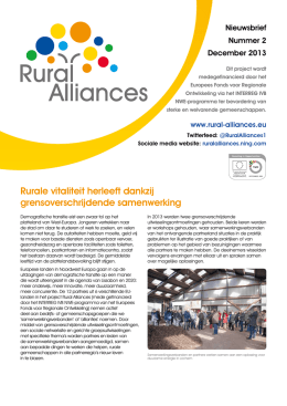 December 2013 - Rural Alliances