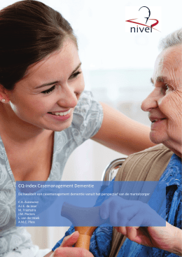 CQ-index casemanagement dementie: de kwaliteit van