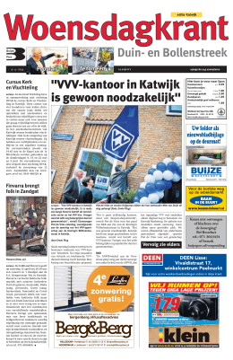 Duin- en Bollenstreek "VVV-kantoor in Katwijk is