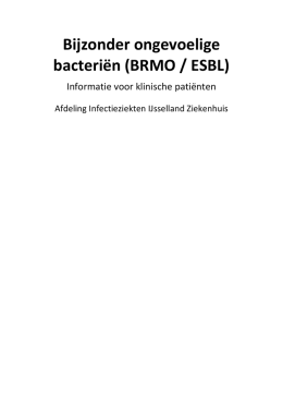 BRMO / ESBL - IJsselland Ziekenhuis