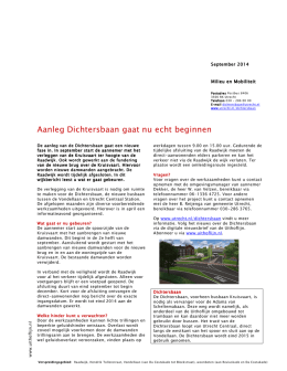 140909-wijkbericht Aanleg Dichtersbaan gaat