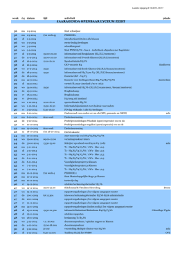Jaaragenda OLZ 2014-2015 versie 8 okt