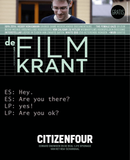citizenfour - De Filmkrant